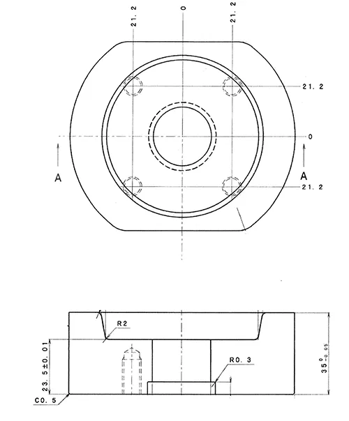 Inserto per stampi di tornitura CNC