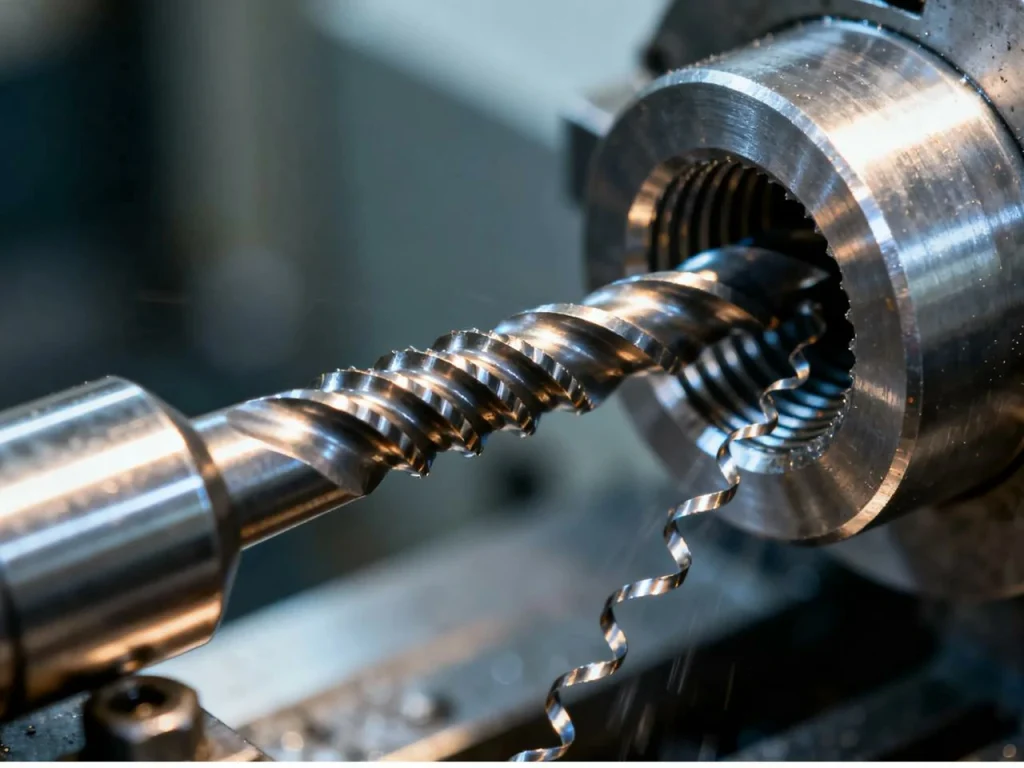 tapping thread cutting