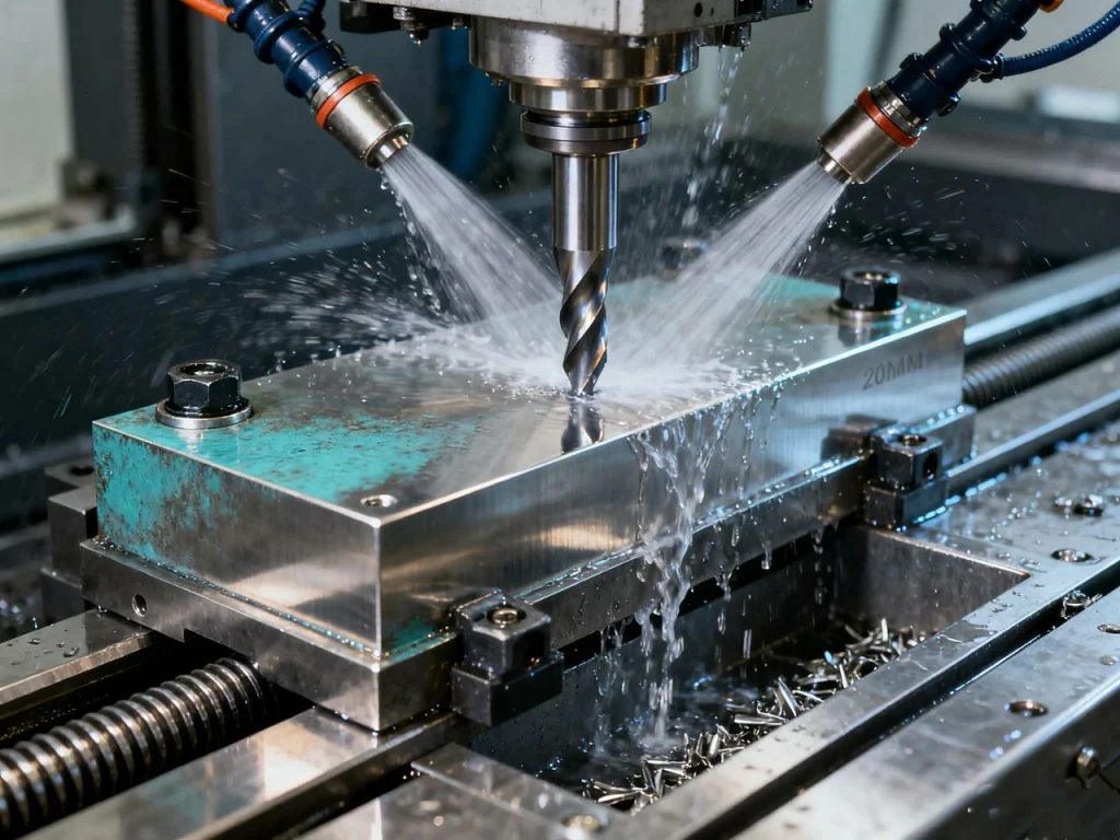 Proces vrtání CNC