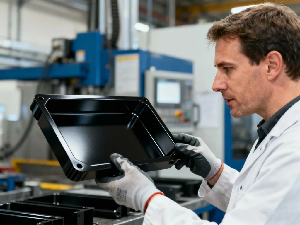 wie man Aluminium schwarz eloxiert