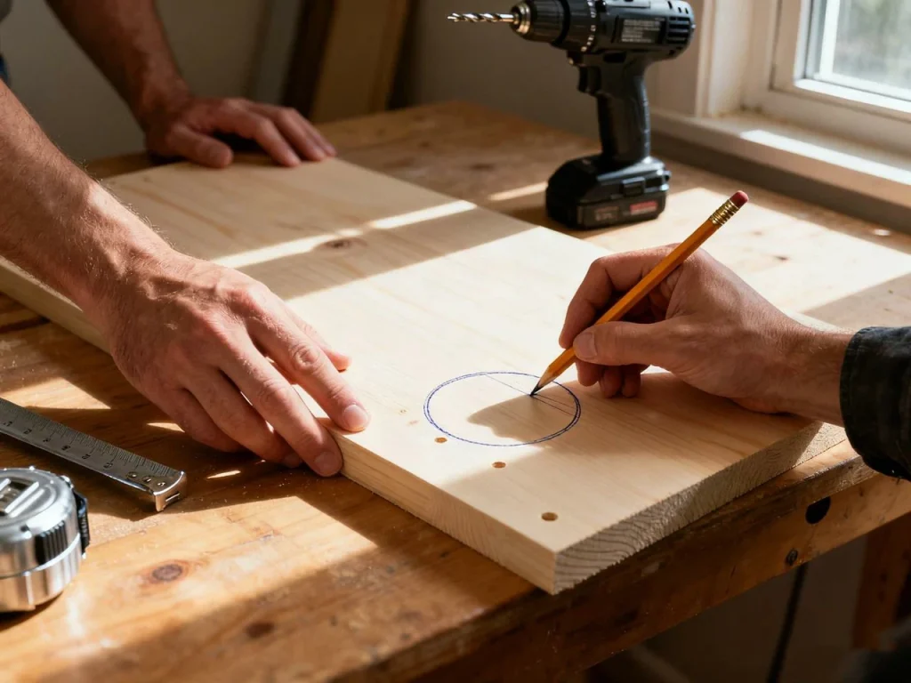 how to drill a pilot hole without drill bit