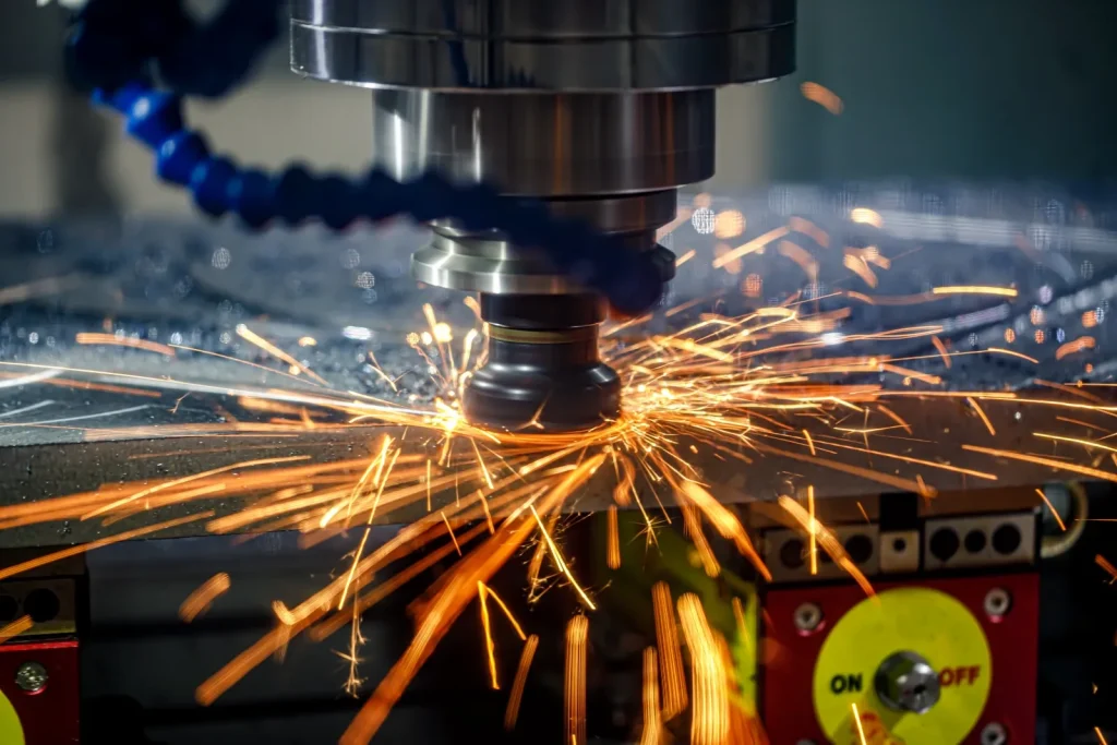 CNC obrábění s jiskrami, výroba hliníkových obrobků (fáze předbroušení/anodizace)