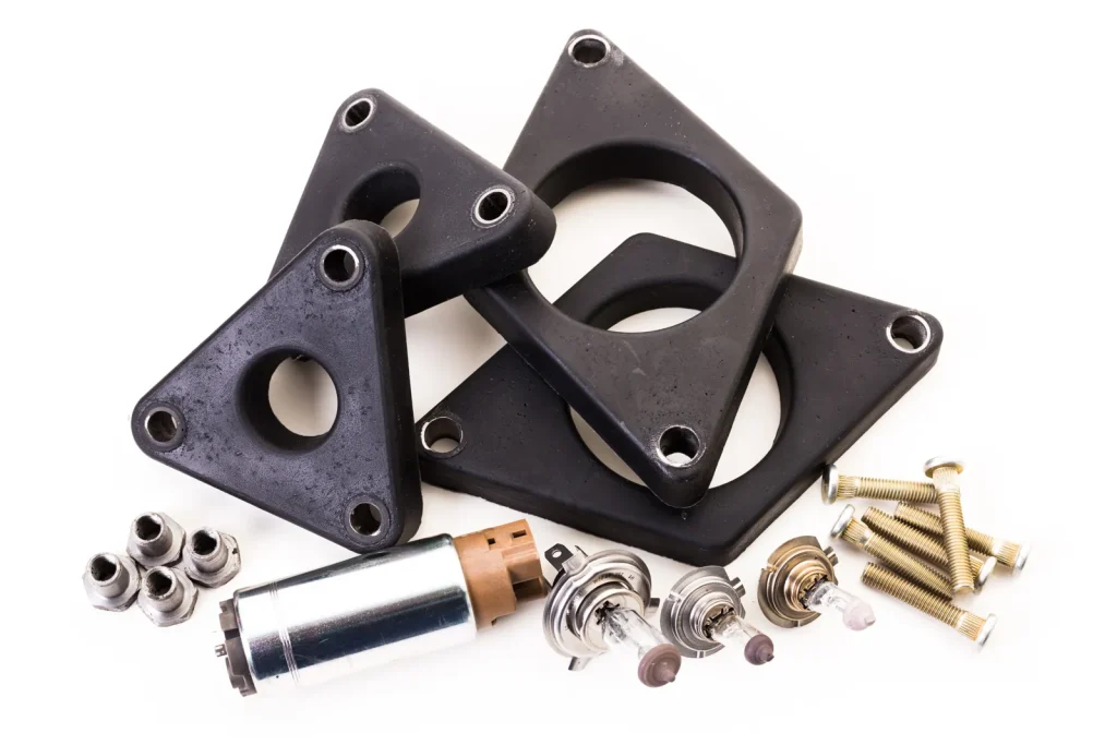 Various components include parts machined using CNC EDM hole drilling processes.